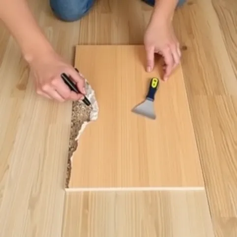 Jak naprawić uszkodzony panel podłogowy