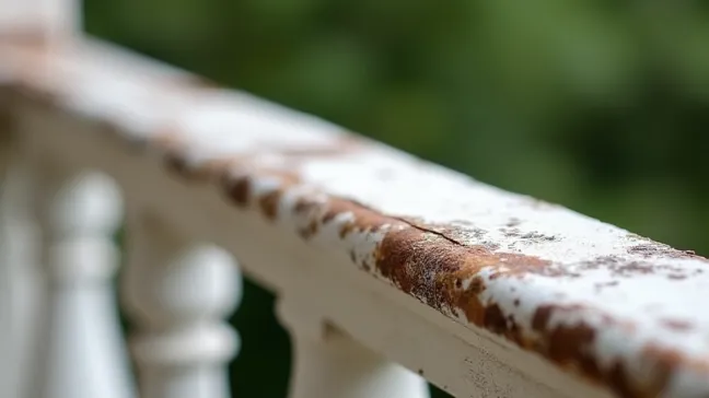 jak oczyścić balustradę ze starej farby