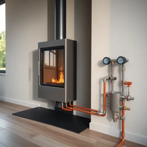 Jak podłączyć kominek z płaszczem wodnym do podłogówki