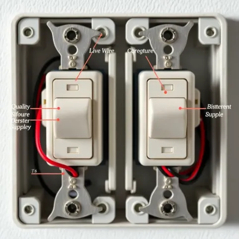 Jak podłączyć łącznik podwójny schodowy