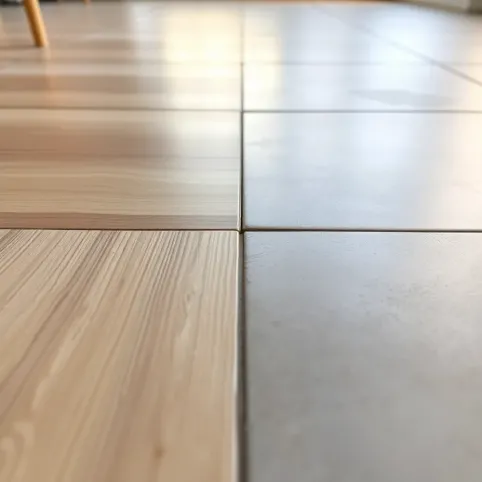 Jak połączyć płytki z parkietem