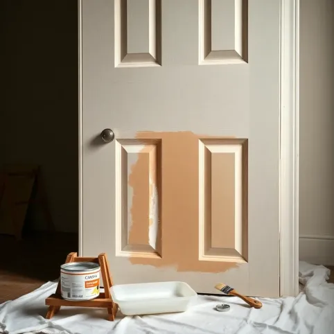 jak pomalować drzwi