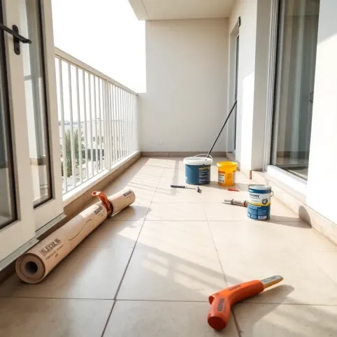 Jak przygotować balkon pod płytki