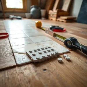 Jak przykleić płytki do drewna