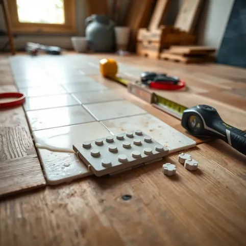 Jak przykleić płytki do drewna
