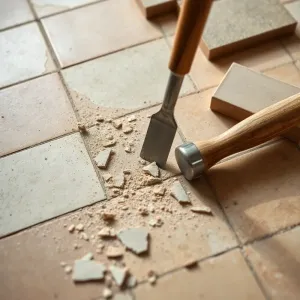 Jak skuć kafelki z podłogi