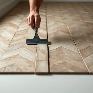 Jak ułożyć płytki w jodełkę na podłodze