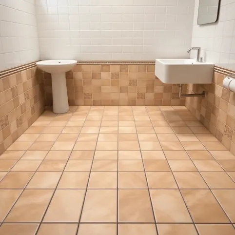 Jak ułożyć płytki w małej łazience na podłodze