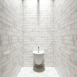 Jak ułożyć płytki w wąskiej łazience