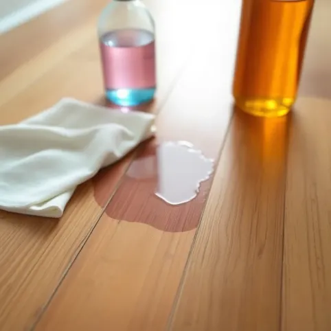 Jak usunąć plamy z podłogi drewnianej