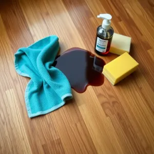 Jak usunąć plamy z podłogi olejowanej