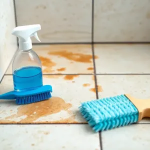 Jak usunąć przebarwienia na płytkach