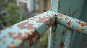 jak usunąć starą farbę z balustrady