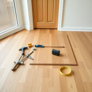 Jak wymienić panel podłogowy na środku pokoju