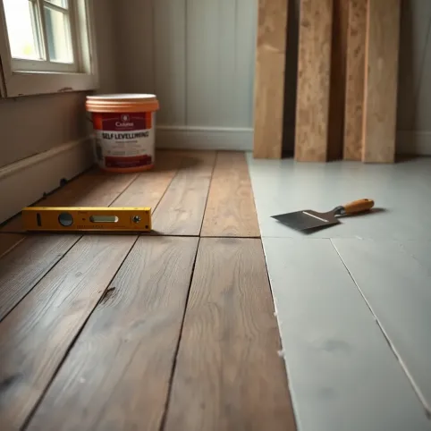 Jak wyrównać podłogę w starym domu