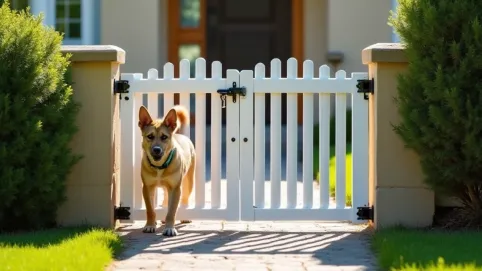 Jak zabezpieczyć bramę przed psem