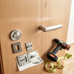 jak założyć klamkę do drzwi