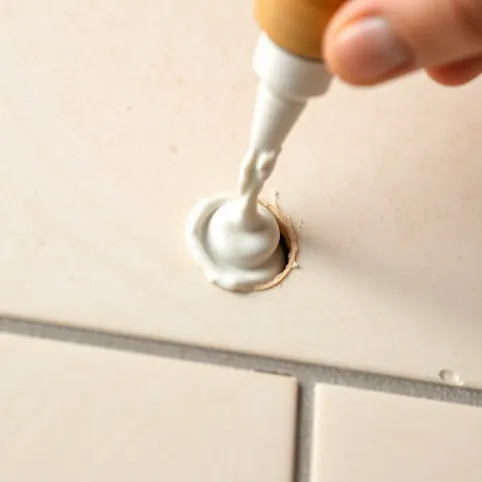 Jak zamaskować dziury w płytkach