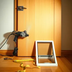 Jak zamontować drzwiczki dla kota w drzwiach