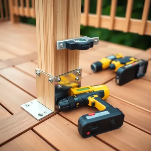 Jak zamontować słupek balustrady