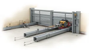 Jak zrobić bramę przesuwną schemat