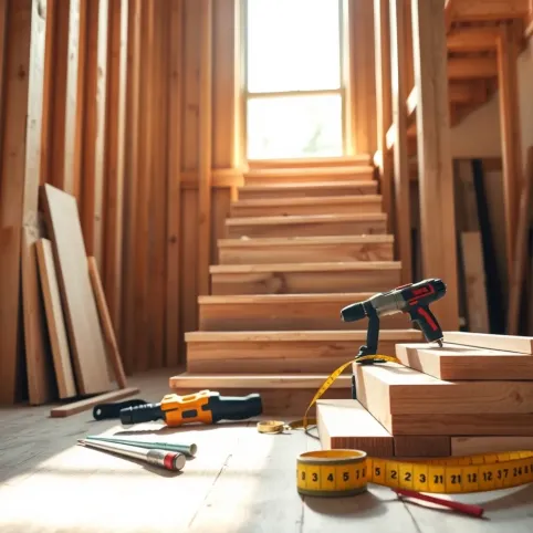 Jak zrobić schody drewniane w domu