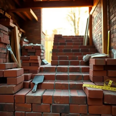 Jak zrobić schody z cegły