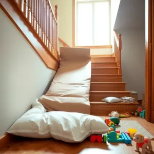 Jak zrobic zjeżdżalnia na schodach