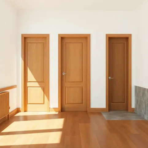 Jaka podłoga do drewnianych drzwi