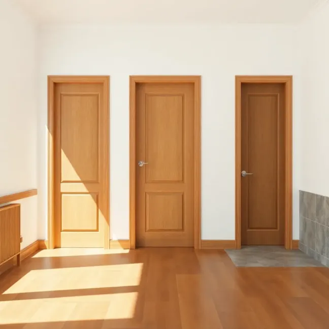 Jaka podłoga do drewnianych drzwi