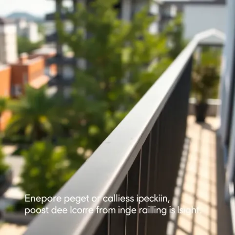 Jaka wysokość balustrady na balkonie