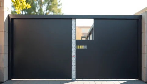 Jaka wysokość bramy przesuwnej