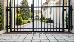 Jaka wysokość bramy wjazdowej nad kostką