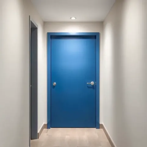 Jaki kolor drzwi wejściowych do mieszkania w bloku