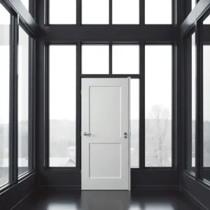 Jaki kolor drzwi wewnętrznych do antracytowych okien