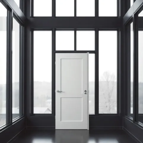 Jaki kolor drzwi wewnętrznych do antracytowych okien