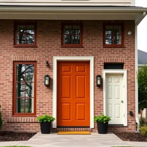 Jaki kolor drzwi zewnętrznych do brązowych okien