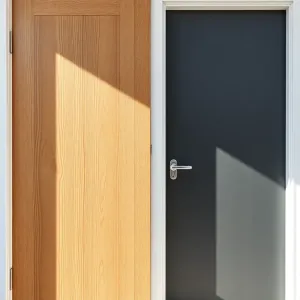 jakie drzwi zewnętrzne drewniane czy stalowe