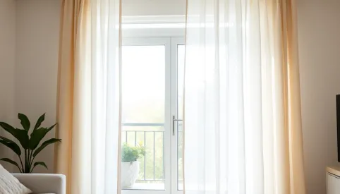 Jakie firany na okno i drzwi balkonowe