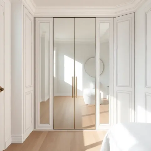 Jakie lustro na drzwi szafy