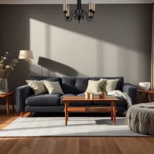 Jakie meble do jasnej podłogi w salonie