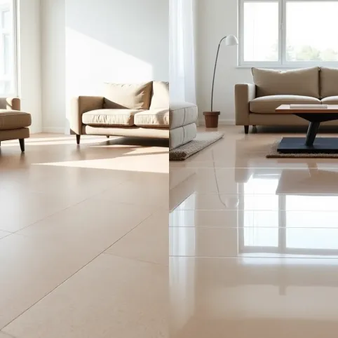 Jakie płytki do salonu  matowe czy z połyskiem