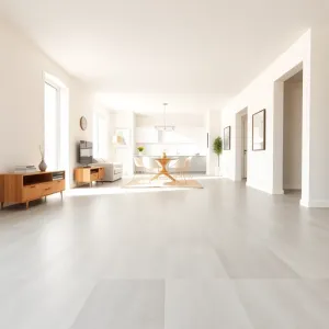 Jednakowe płytki w całym domu