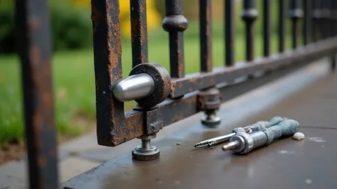 Kalkulator punktów montażowych siłowników do bramy skrzydłowej