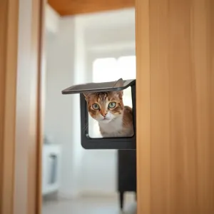 Klapka do drzwi dla kota