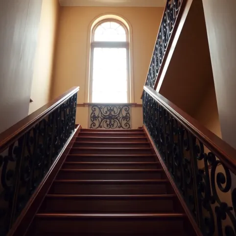 Klatka schodowa w kamienicy