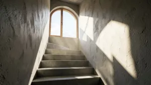 klatka schodowa z oknem inspiracje