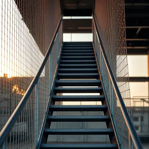 Klatki schodowe metalowe