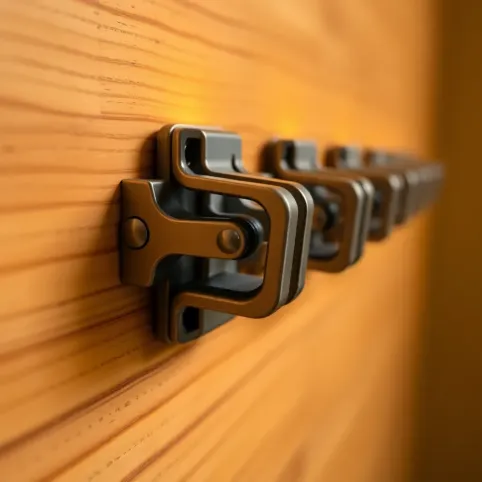 Klipsy do montażu paneli podłogowych na ścianie