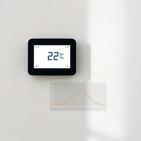 Krzywą grzewcza dla 22 stopni podłogówką